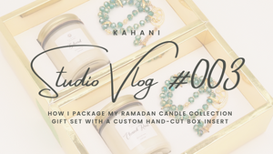 Studio Vlog #003: How I Package My Ramadan Collection Gift Set with a Custom Hand-Cut Box Insert