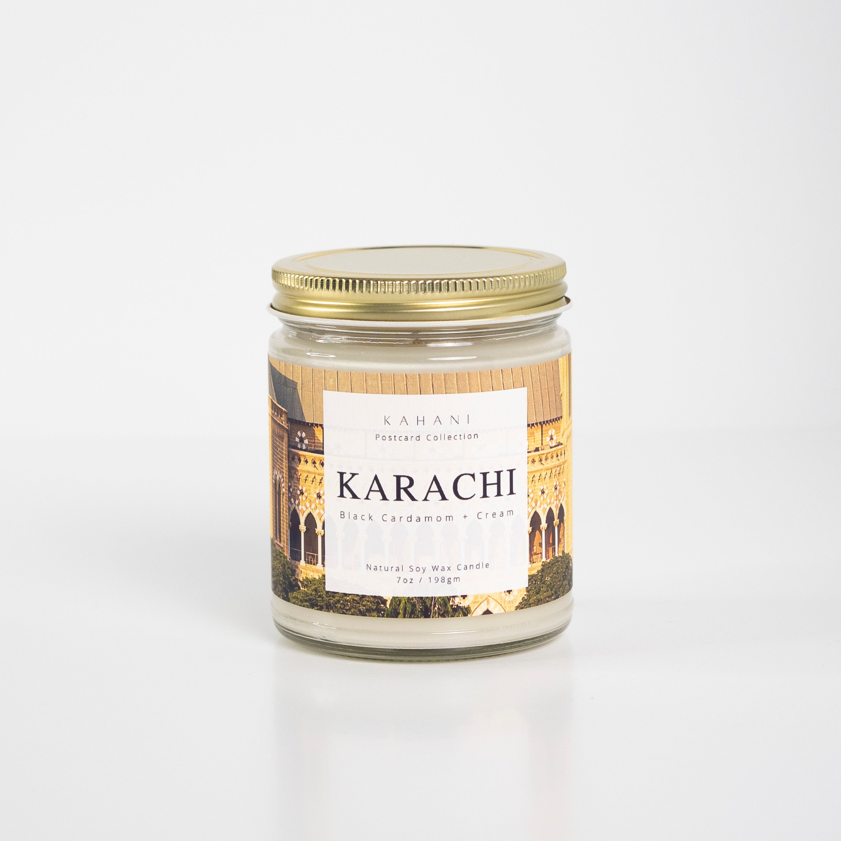 Karachi Candle | Black Cardamom + Cream