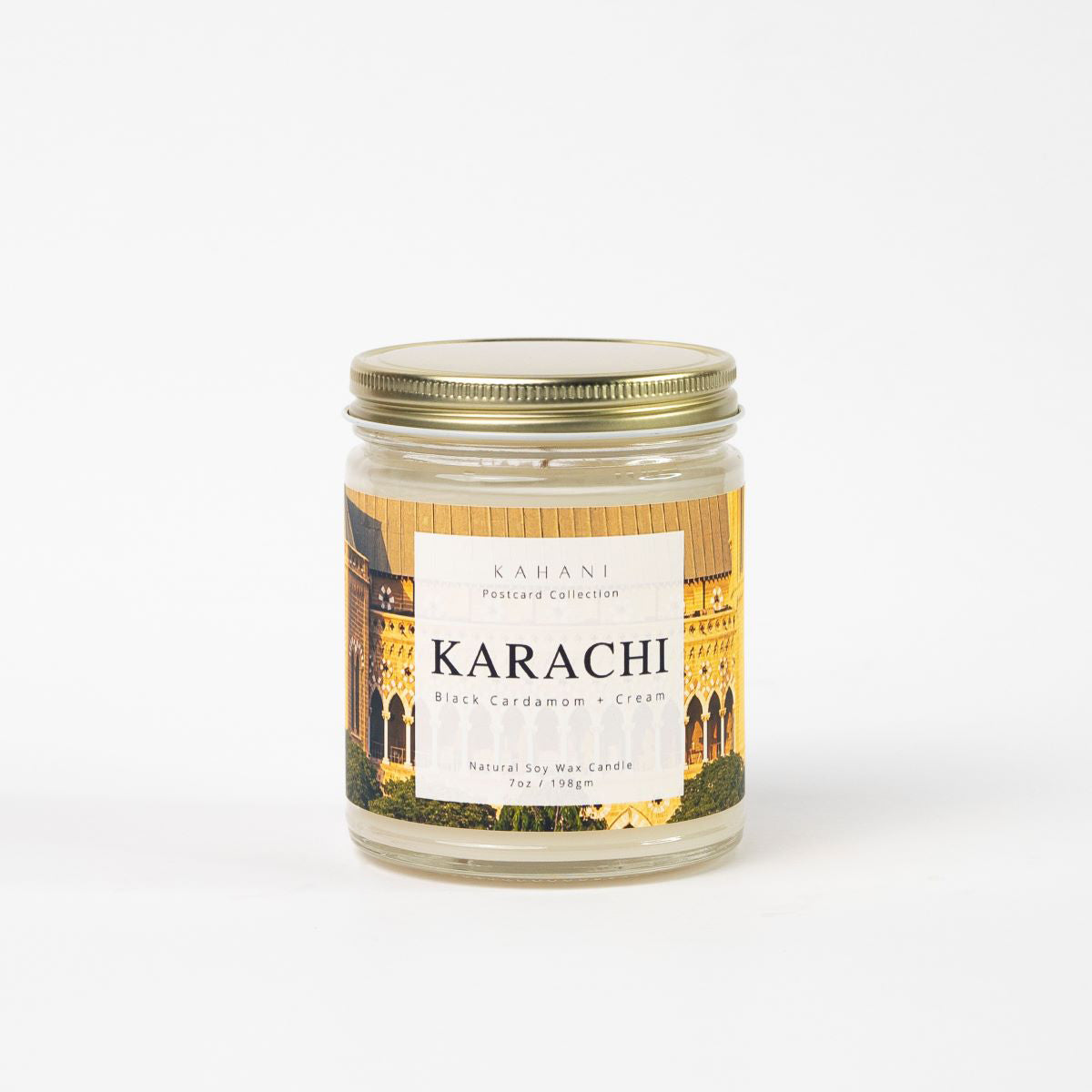 Karachi Candle | Black Cardamom + Cream